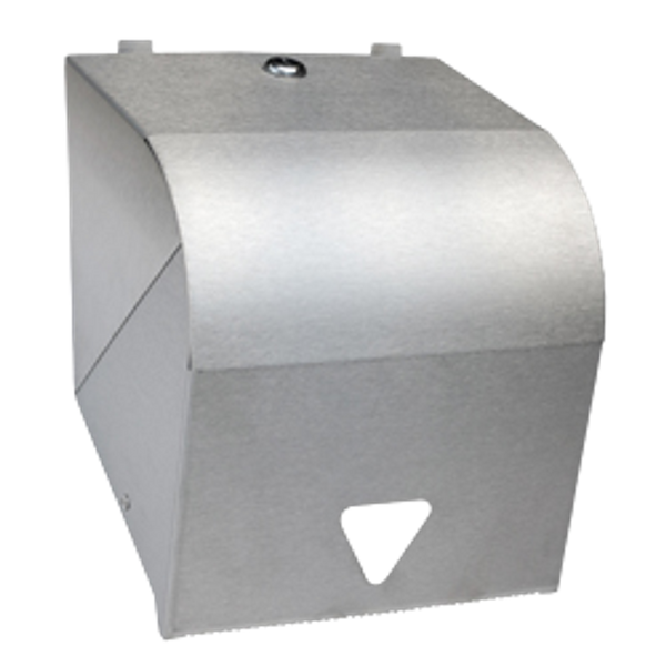 Metlam Paper Towel Roll Dispenser Lockable In Satin Stainless Steel