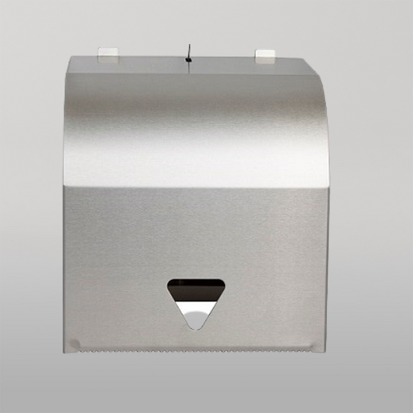 Metlam Paper Towel Roll Dispenser In Satin Stainless Steel