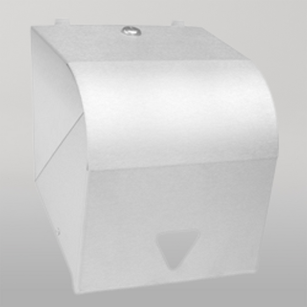 Metlam Paper Towel Roll Dispenser Lockable In White Powder Coat