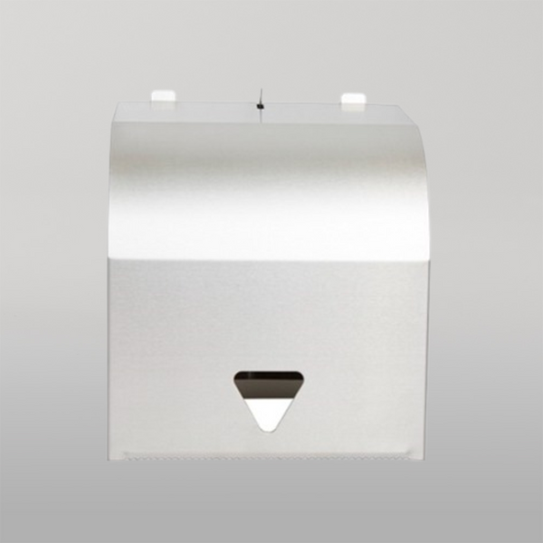 Metlam Paper Towel Roll Dispenser In White Powder Coat