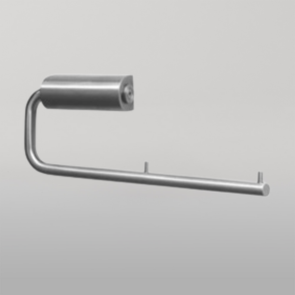 Metlam Double Toilet Roll Holder In Satin Stainless Steel