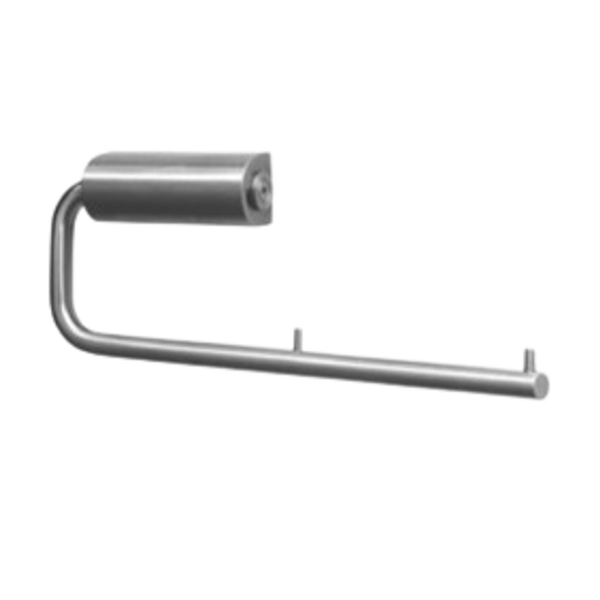Metlam Double Toilet Roll Holder In Satin Stainless Steel