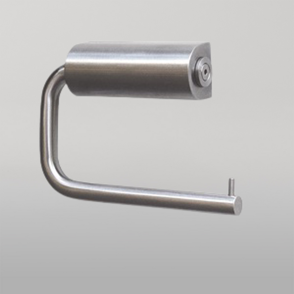 Metlam Single Toilet Roll Holder Concealed Fix 13mm In Satin Stainless Steel