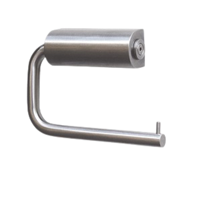 Metlam Single Toilet Roll Holder Concealed Fix 13mm In Satin Stainless Steel