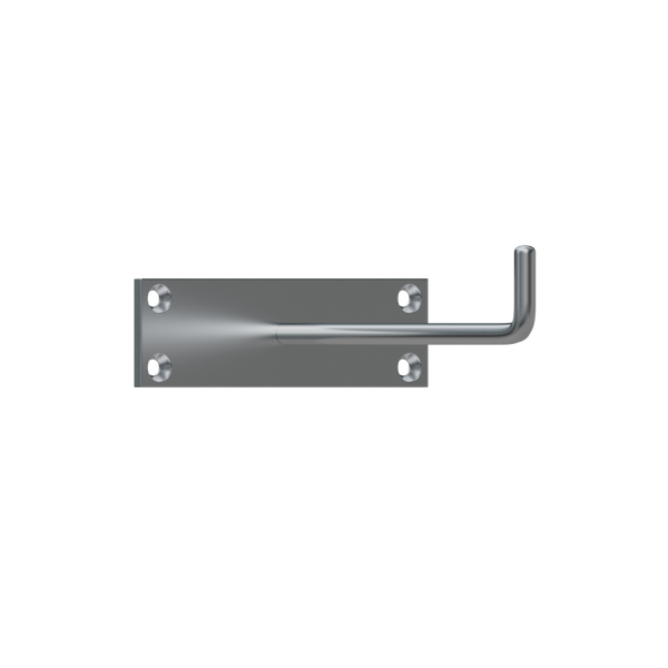 Metlam Equipment Hook Visible Fix In Satin Stainless Steel