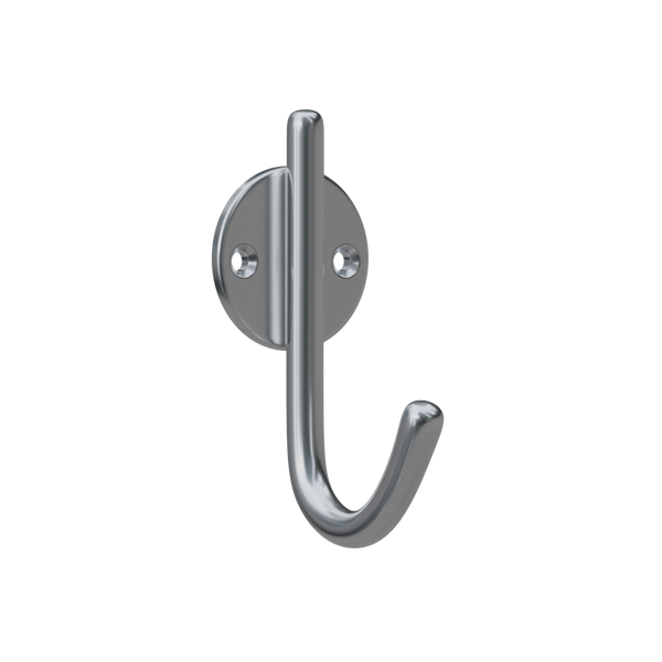 Metlam Catheter/Iv Hook Visible Fix In Satin Stainless Steel