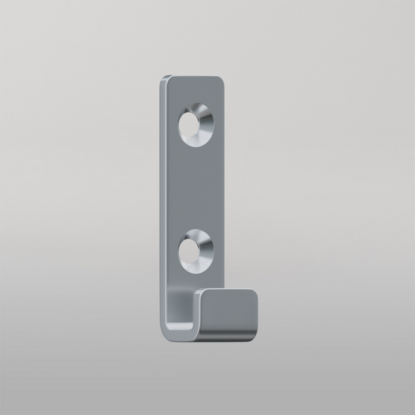 Metlam Hat And Coat Hook 20mm In Satin Stainless Steel