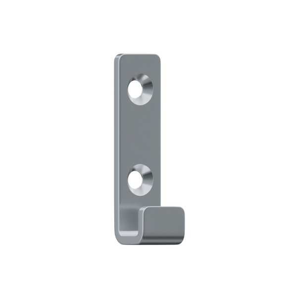 Metlam Hat And Coat Hook 20mm In Satin Stainless Steel