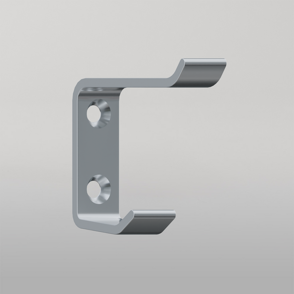 Metlam Hat And Coat Hook 80mm In Satin Stainless Steel