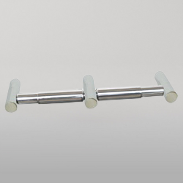 Metlam Lawson Double Toilet Roll Holder In Polished Stainless Steel