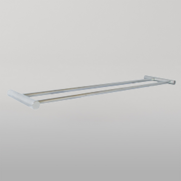 Metlam 770mm Lawson Double Towel Bar In Polished Stainless Steel