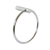 Metlam Lawson Towel Ring In Polished Stainless Steel