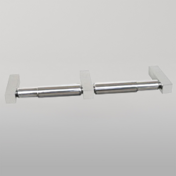 Metlam Paterson Double Toilet Roll Holder In Polished Stainless Steel