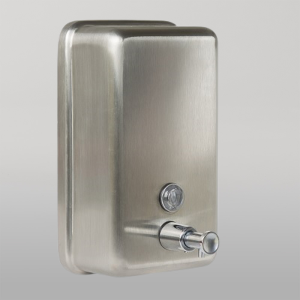 Metlam Vertical Soap Dispenser In Satin Stainless Steel