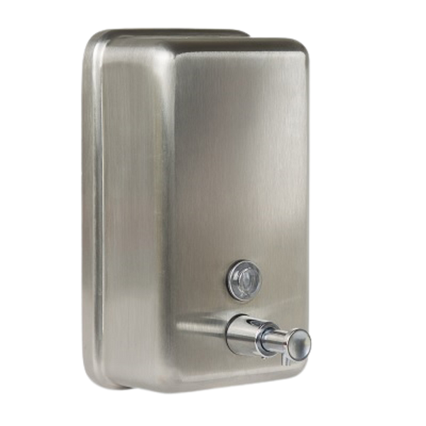 Metlam Vertical Soap Dispenser In Satin Stainless Steel