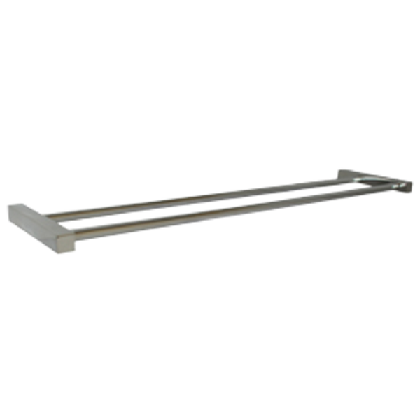 Metlam 770mm Paterson Double Towel Bar In Polished Stainless Steel