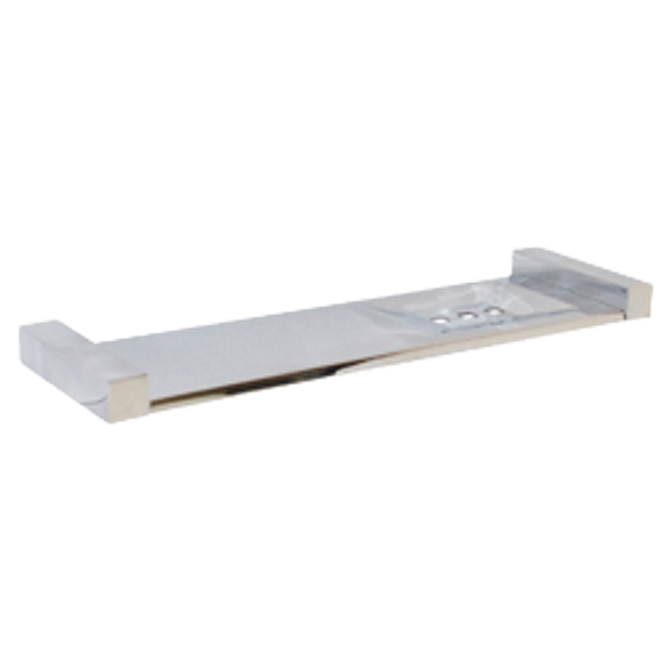 Metlam 320mm Paterson Combined Shelf And Soap Dish In Polished Stainless Steel