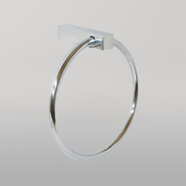 Metlam Paterson Towel Ring In Polished Stainless Steel