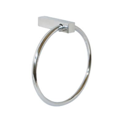 Metlam Paterson Towel Ring In Polished Stainless Steel