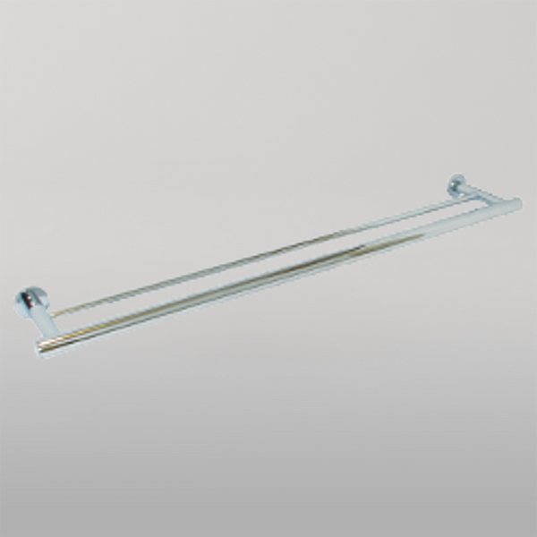 Metlam 700mm Lachlan Double Towel Bar In Bright Chrome Plate