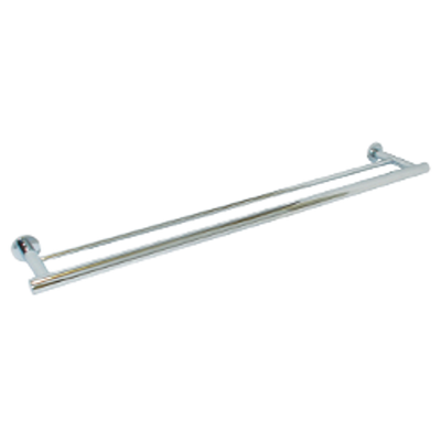 Metlam 700mm Lachlan Double Towel Bar In Bright Chrome Plate