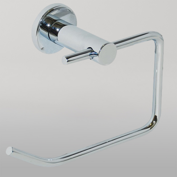 Metlam Lachlan Single Toilet Roll Holder In Bright Chrome Plate