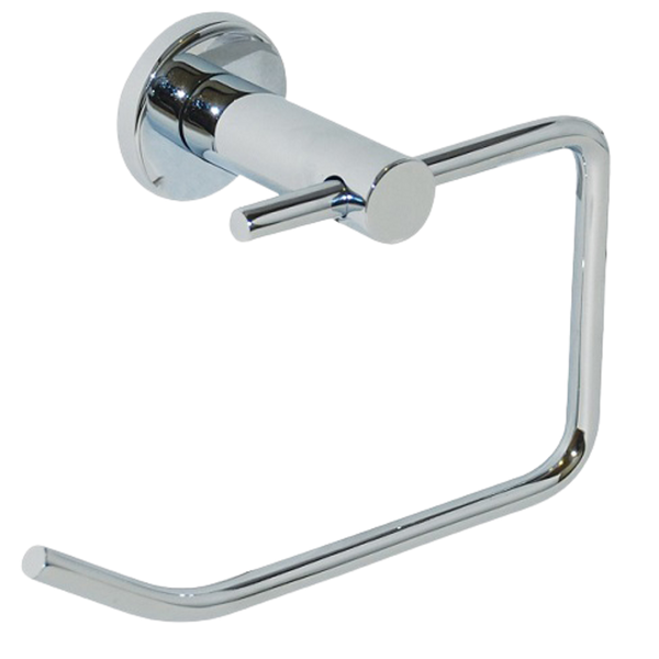 Metlam Lachlan Single Toilet Roll Holder In Bright Chrome Plate