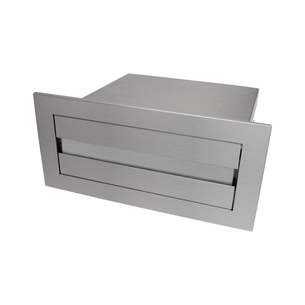 Metlam Counter Top Recessed Paper Towel Dispenser In Satin Stainless Steel