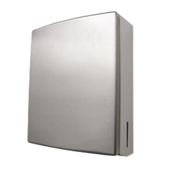 Metlam Ellipse Paper Towel Dispenser In Satin Stainless Steel