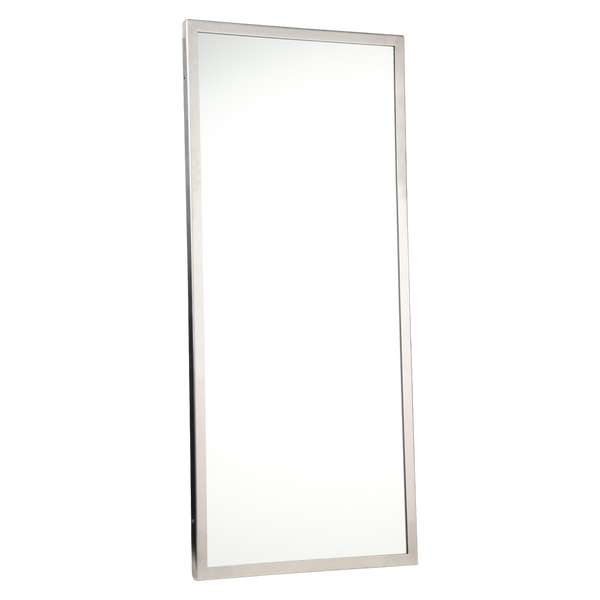 Metlam 450mm Framed Mirror In Satin Stainless Steel