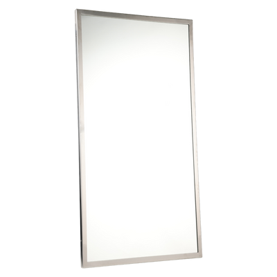 Metlam 600mm Framed Mirror In Satin Stainless Steel