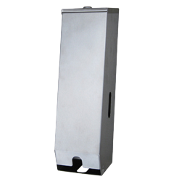 Metlam Triple Toilet Roll Dispenser In Satin Stainless Steel