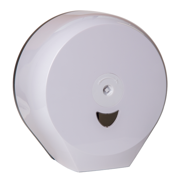 Metlam White Jumbo Toilet Roll Dispenser