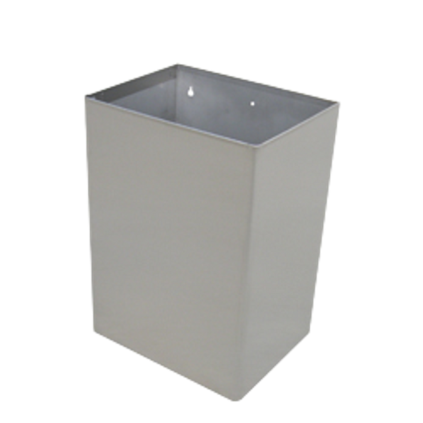 Metlam 23L Wall Mount Waste Receptacle In Satin Stainless Steel