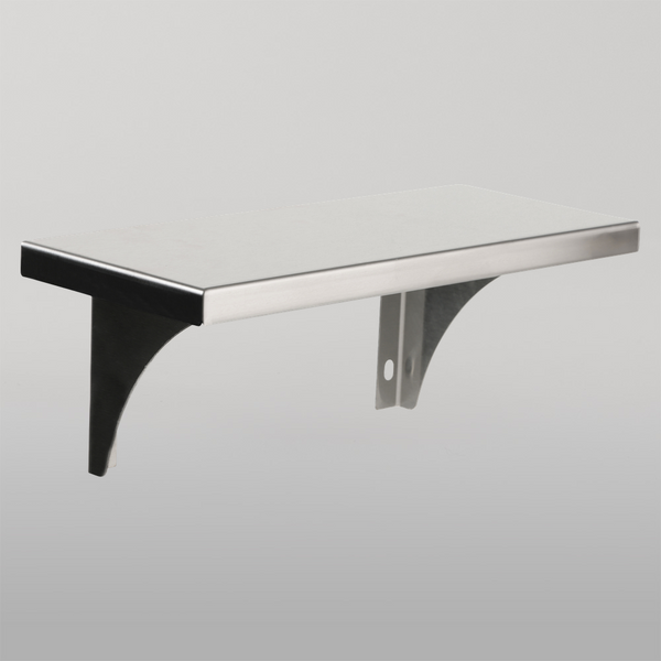 Metlam 300mm Utility Shelf Underside In Satin Stainless Steel