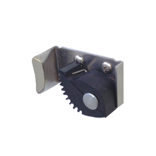 Metlam Single Mop And Broom Holder In Satin Stainless Steel