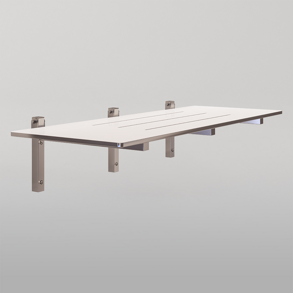 Metlam Accessible Folding Shower Seat In Phenolic