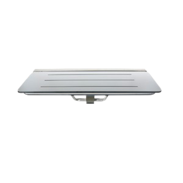 Metlam Accessible Folding Shower Seat With 3 Bevelled Slots In Compact Laminate