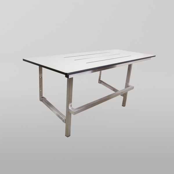 Metlam Changing Places Folding Shower Seat With Handle In Phenolic