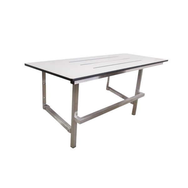 Metlam Changing Places Folding Shower Seat With Handle In Phenolic