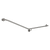 Metlam 30 Degree Flush Mount Side Wall Grab Rail Right Hand In Antimicrobial