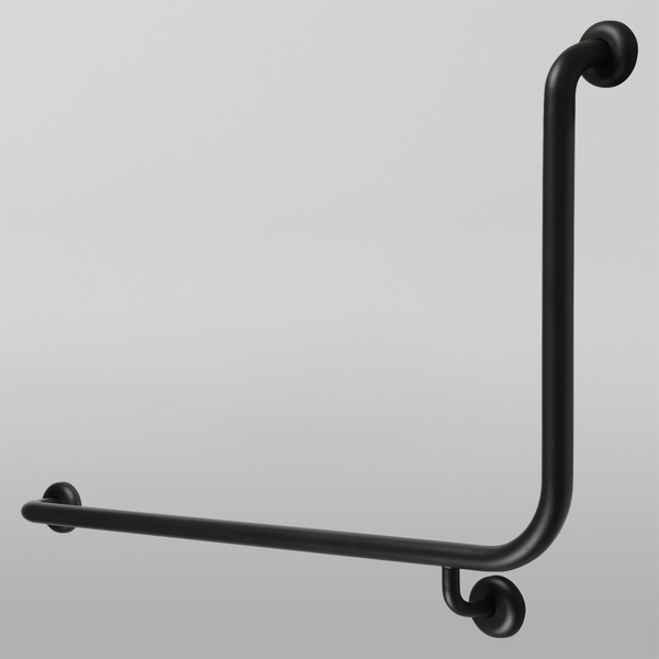 Metlam 90 Degree Flush Mount Side Wall Left Hand In Designer Black