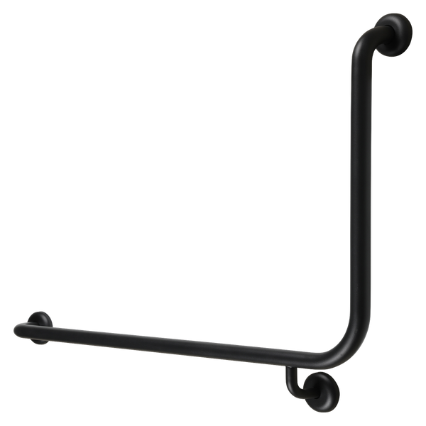 Metlam 90 Degree Flush Mount Side Wall Left Hand In Designer Black