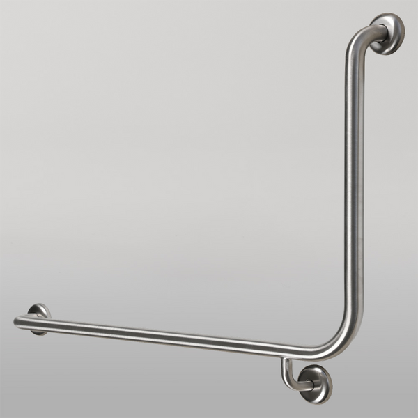 Metlam 90 Degree Flush Mount Side Wall Left Hand In Satin Stainless Steel