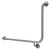 Metlam 90 Degree Flush Mount Side Wall Left Hand In Satin Stainless Steel