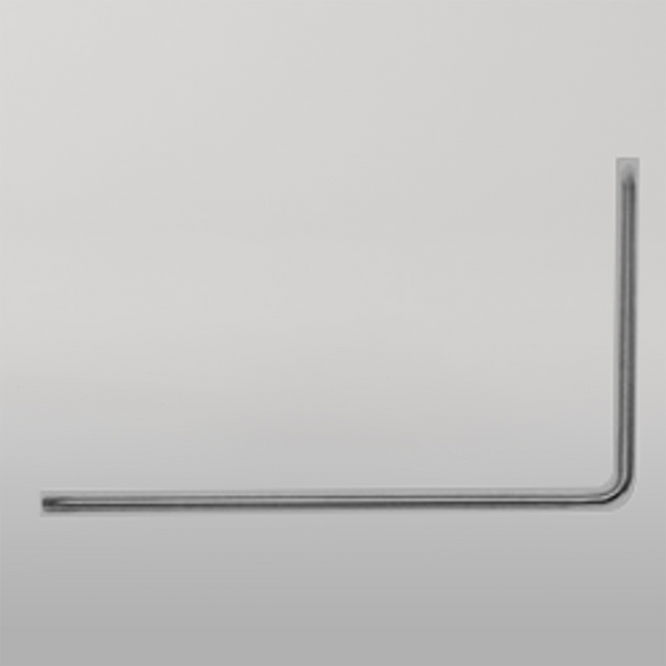 Metlam 90 Degree Anti-Ligature Left Hand Grab Rail In Satin Stainless Steel