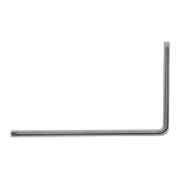 Metlam 90 Degree Anti-Ligature Left Hand Grab Rail In Satin Stainless Steel