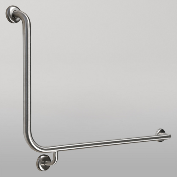 Metlam 90 Degree Flush Mount Side Wall Right Hand In Satin Stainless Steel