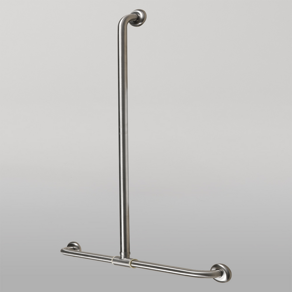 Metlam Universal Sliding Shower Rail In Satin Stainless Steel