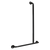Metlam Offset Flush Mount Shower Grab Rail Right Hand In Designer Black